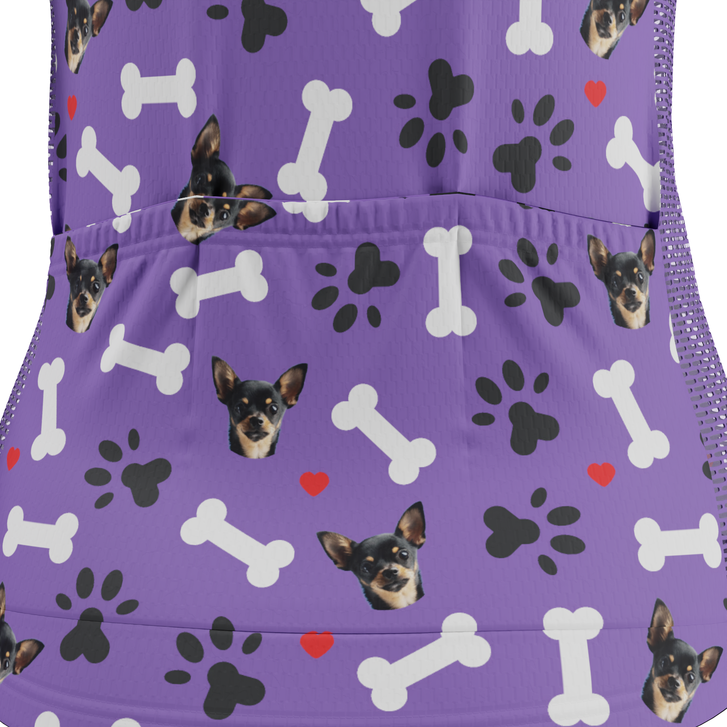 Women's Custom Pet Bones Cycling Kit Durable & Personalized