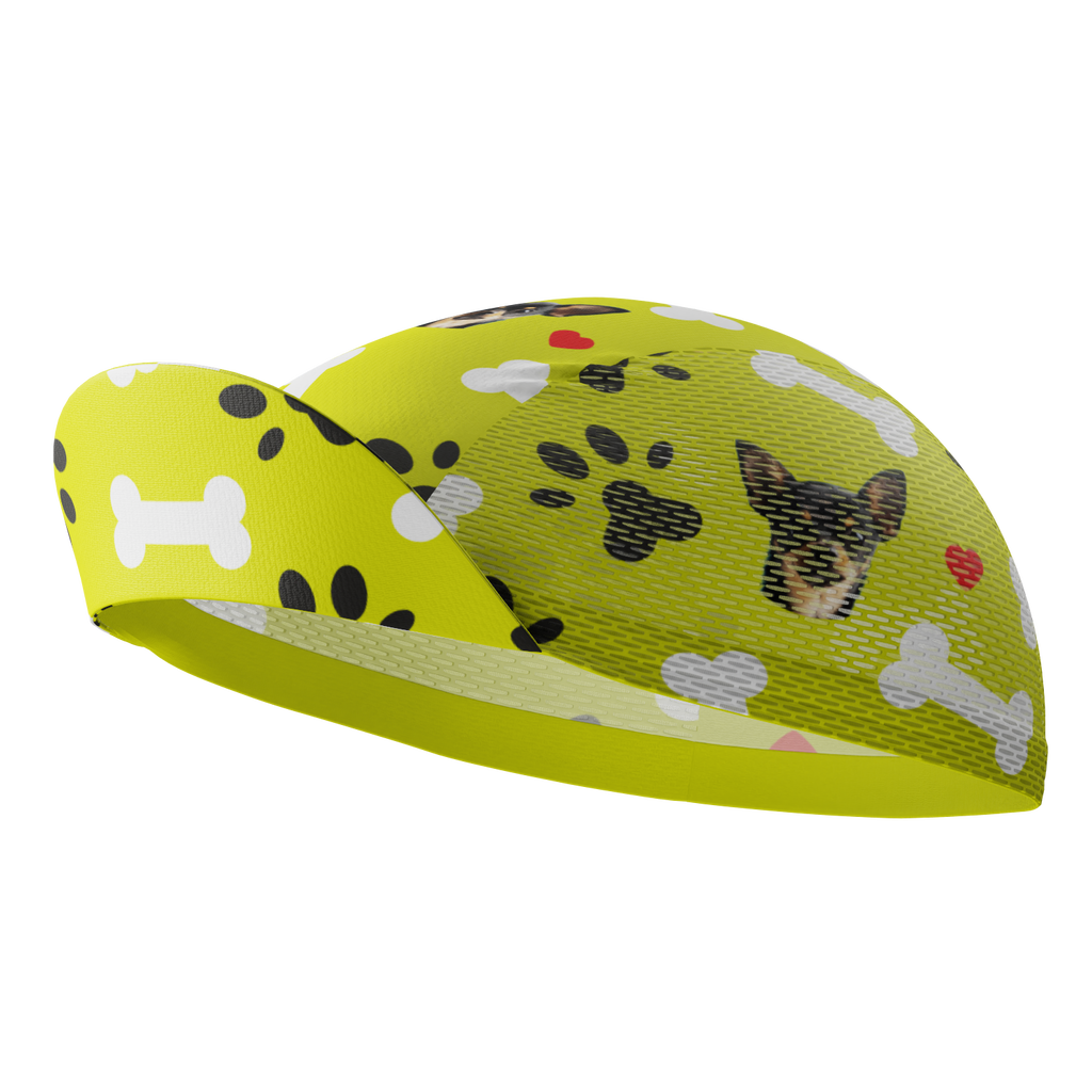 Unisex Quick-Dry Cycling Cap Custom Pet Bones Design
