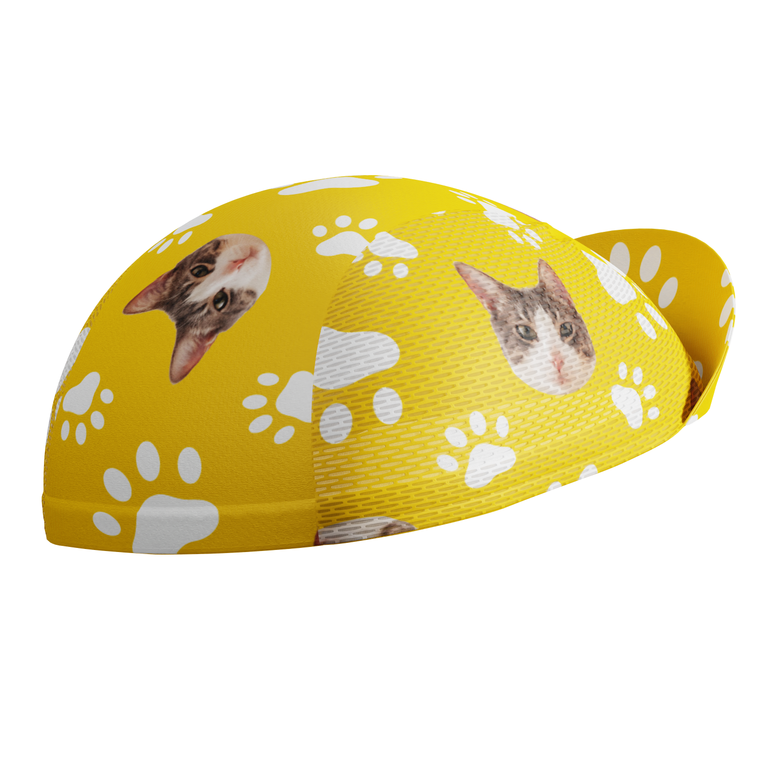 Unisex Custom Pet Paws Cycling Cap Quick-Dry Made-to-Order Comfort