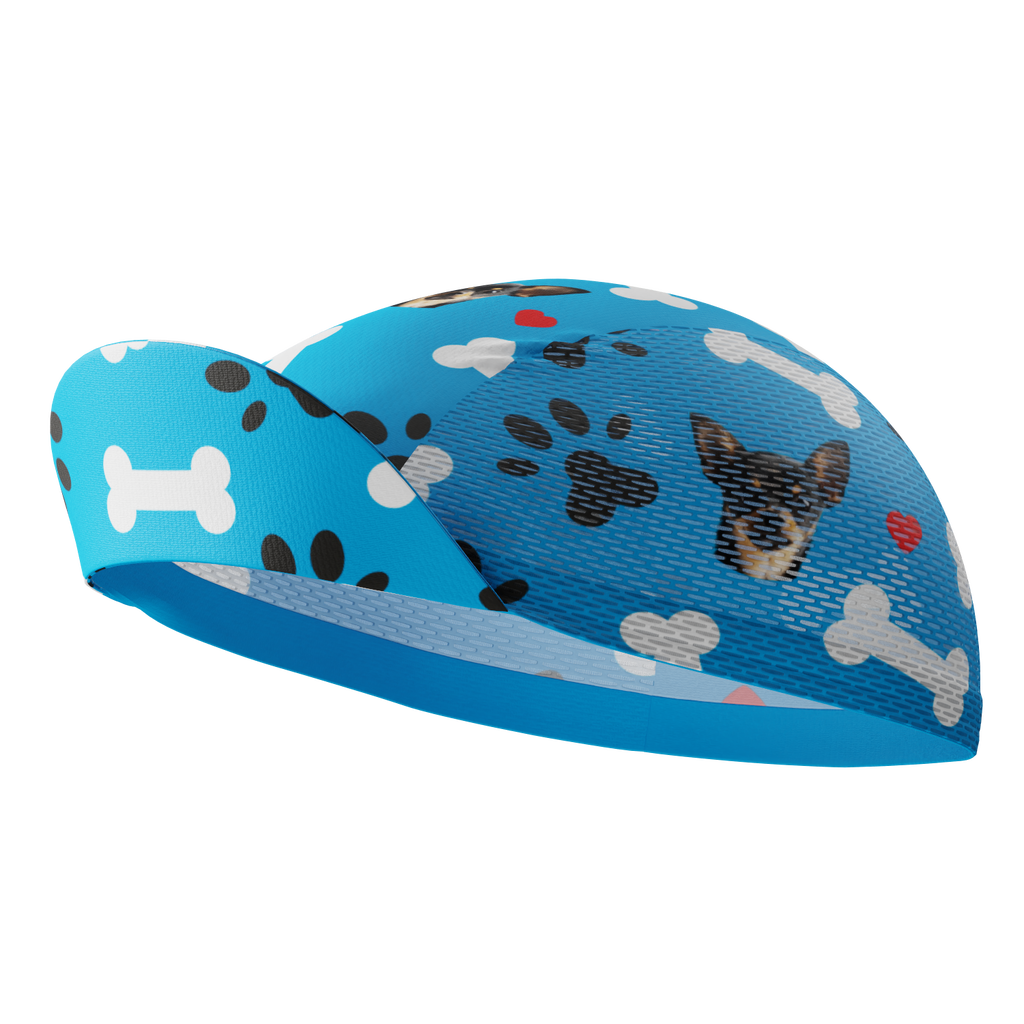 Unisex Quick-Dry Cycling Cap Custom Pet Bones Design