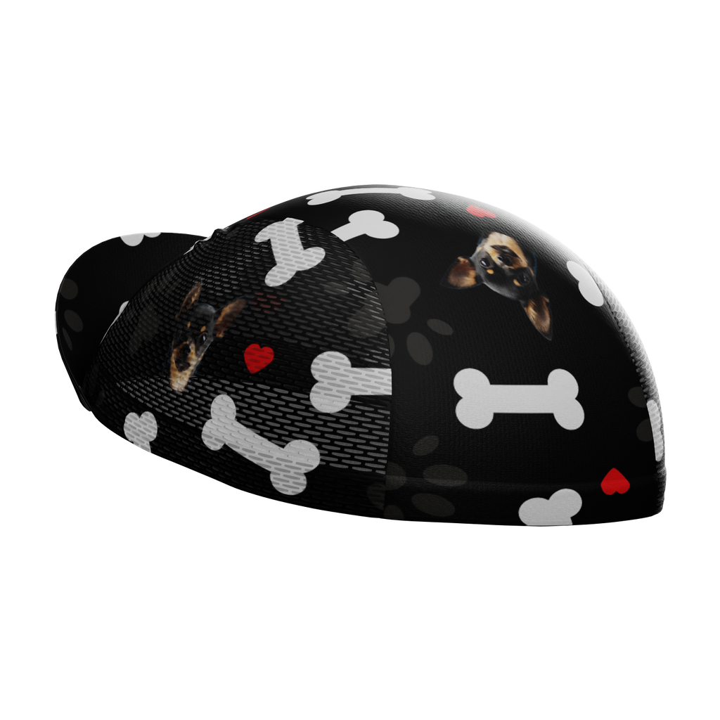 Unisex Quick-Dry Cycling Cap Custom Pet Bones Design
