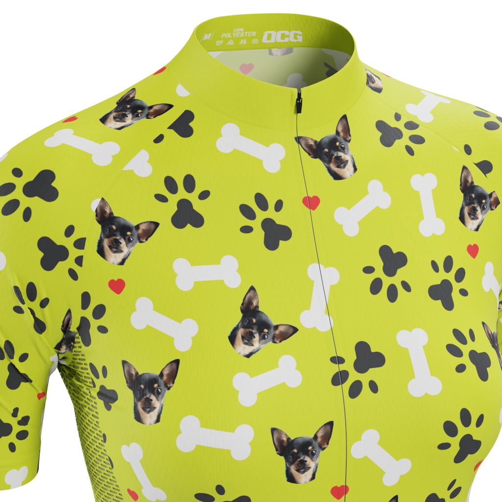 Women's Custom Pet Bones Cycling Kit Durable & Personalized