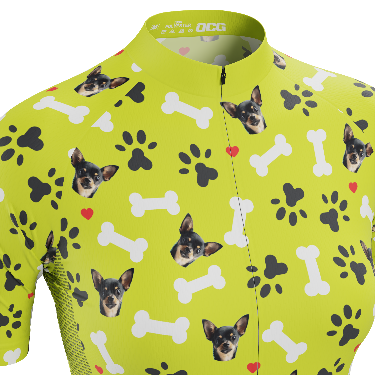 Women's Custom Pet Bones Cycling Kit Durable & Personalized