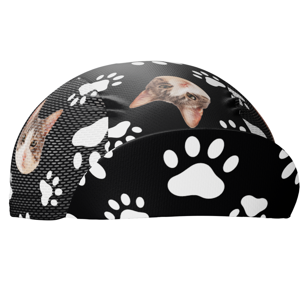 Unisex Custom Pet Paws Cycling Cap Quick-Dry Made-to-Order Comfort