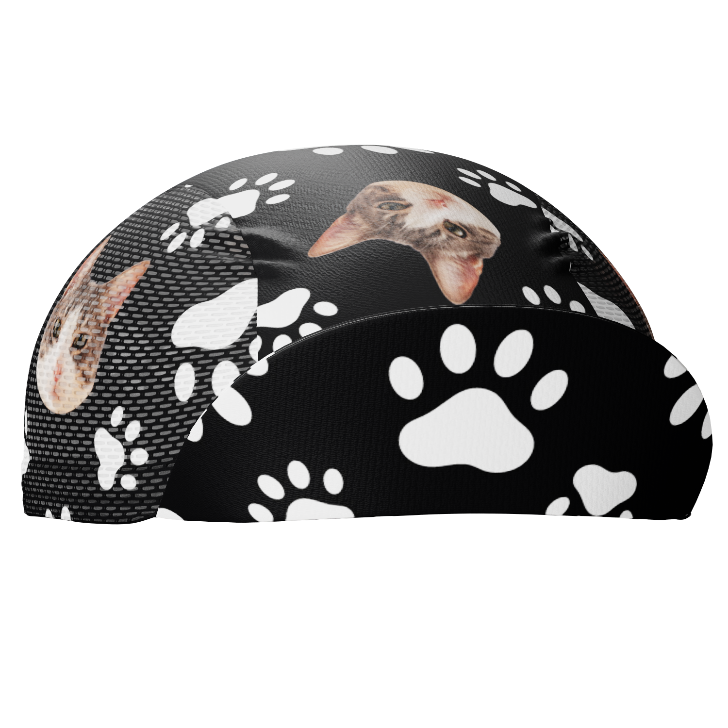 Unisex Custom Pet Paws Cycling Cap Quick-Dry Made-to-Order Comfort