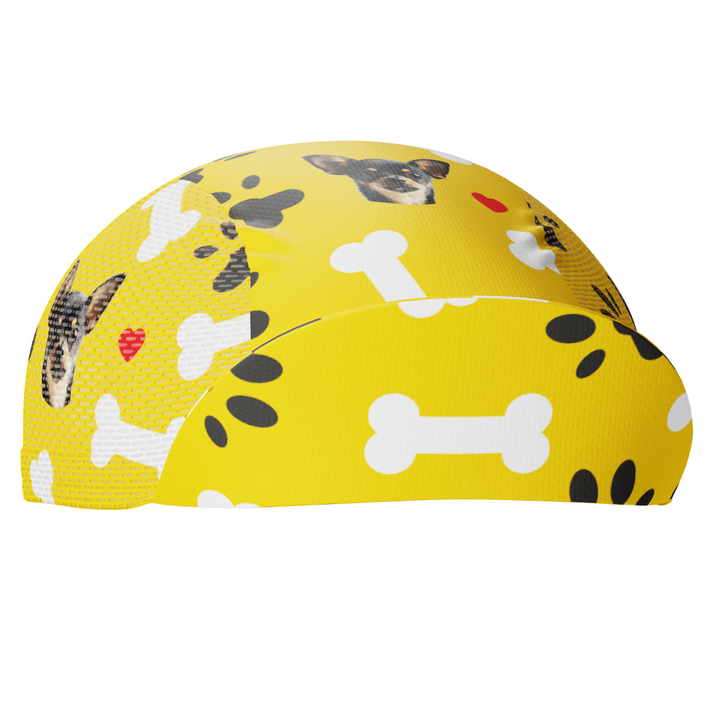 Unisex Quick-Dry Cycling Cap Custom Pet Bones Design