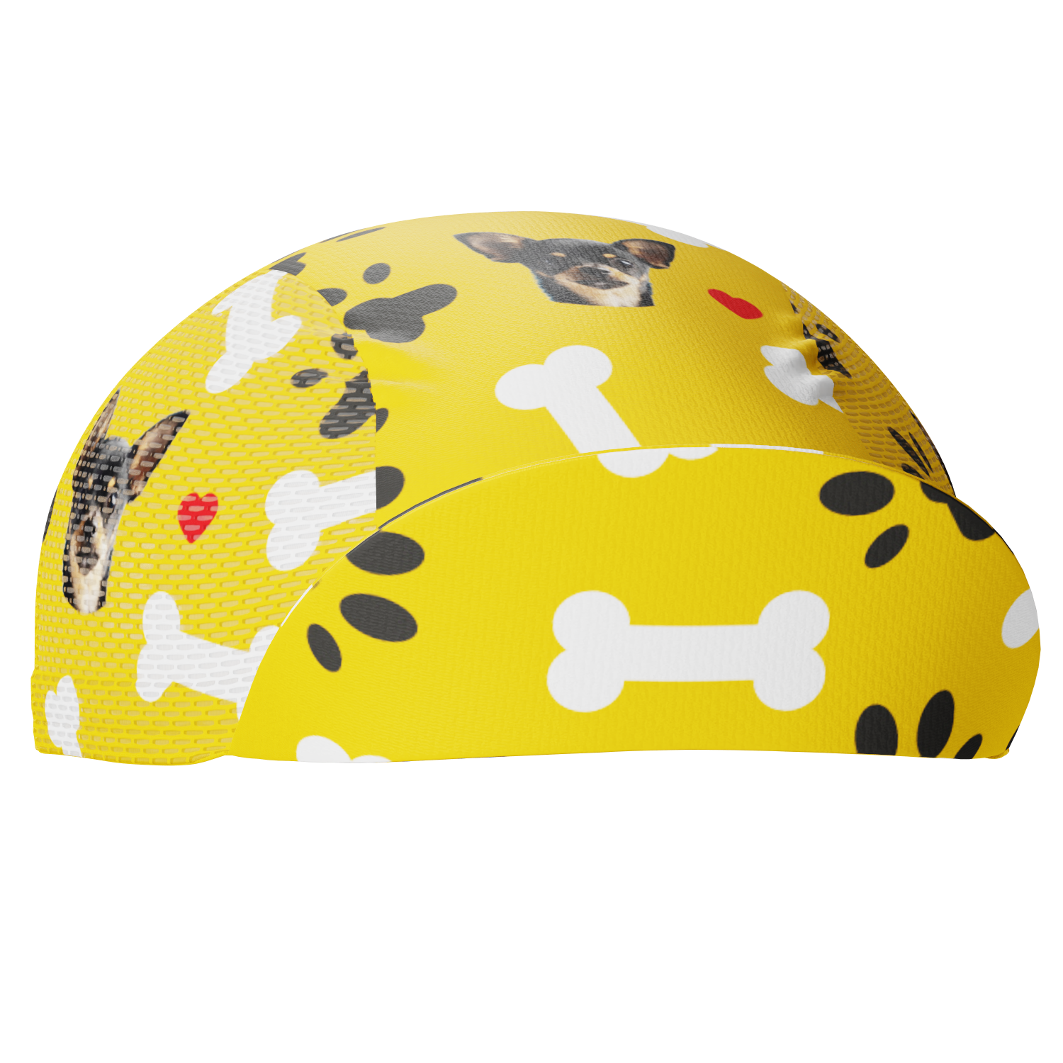 Unisex Quick-Dry Cycling Cap Custom Pet Bones Design