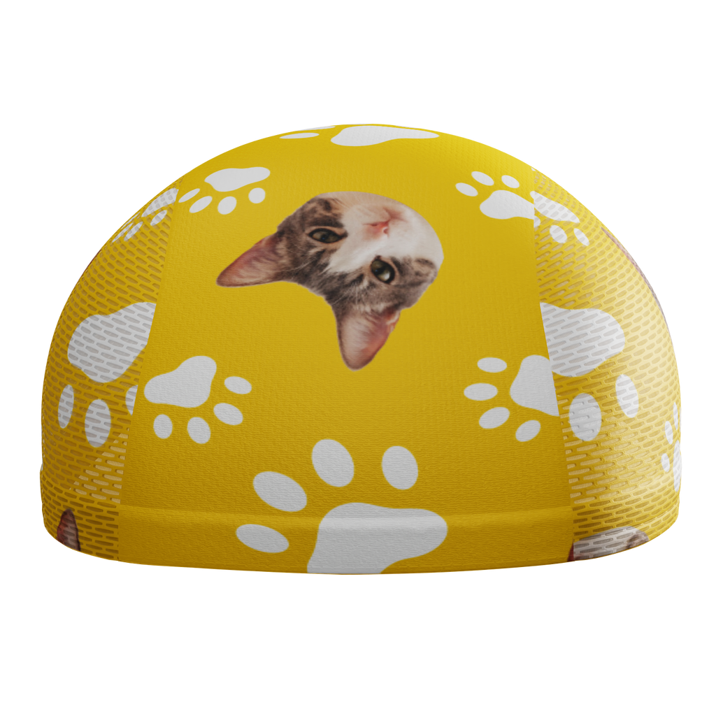 Unisex Custom Pet Paws Cycling Cap Quick-Dry Made-to-Order Comfort