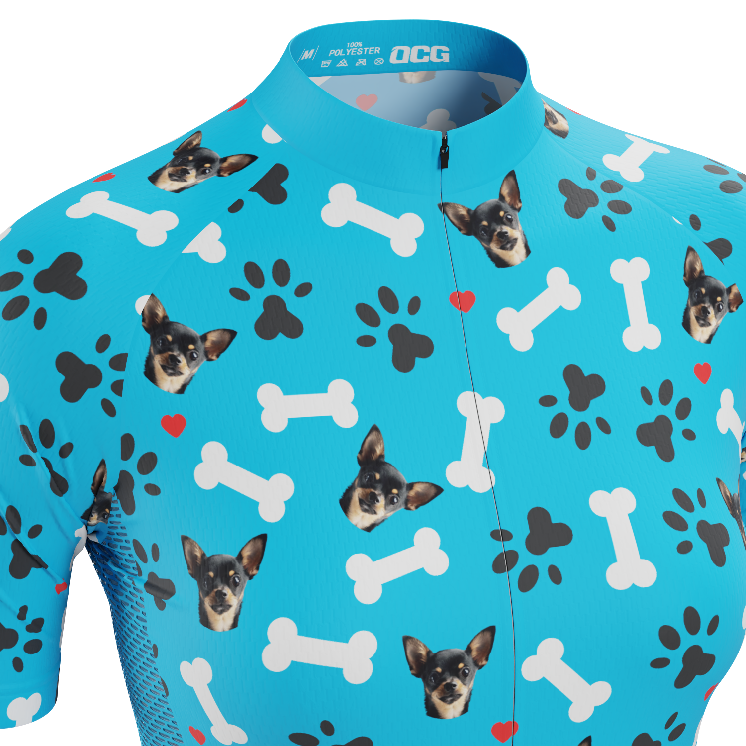 Women's Custom Pet Bones Cycling Kit Durable & Personalized