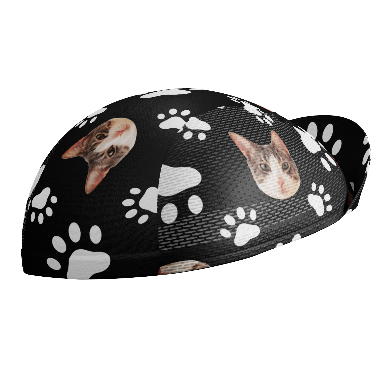 Unisex Custom Pet Paws Cycling Cap Quick-Dry Made-to-Order Comfort