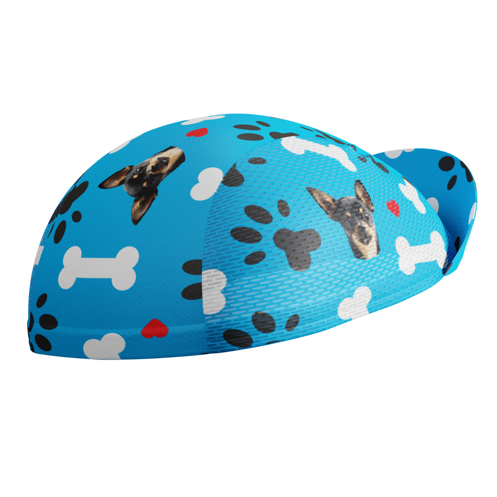 Unisex Quick-Dry Cycling Cap Custom Pet Bones Design