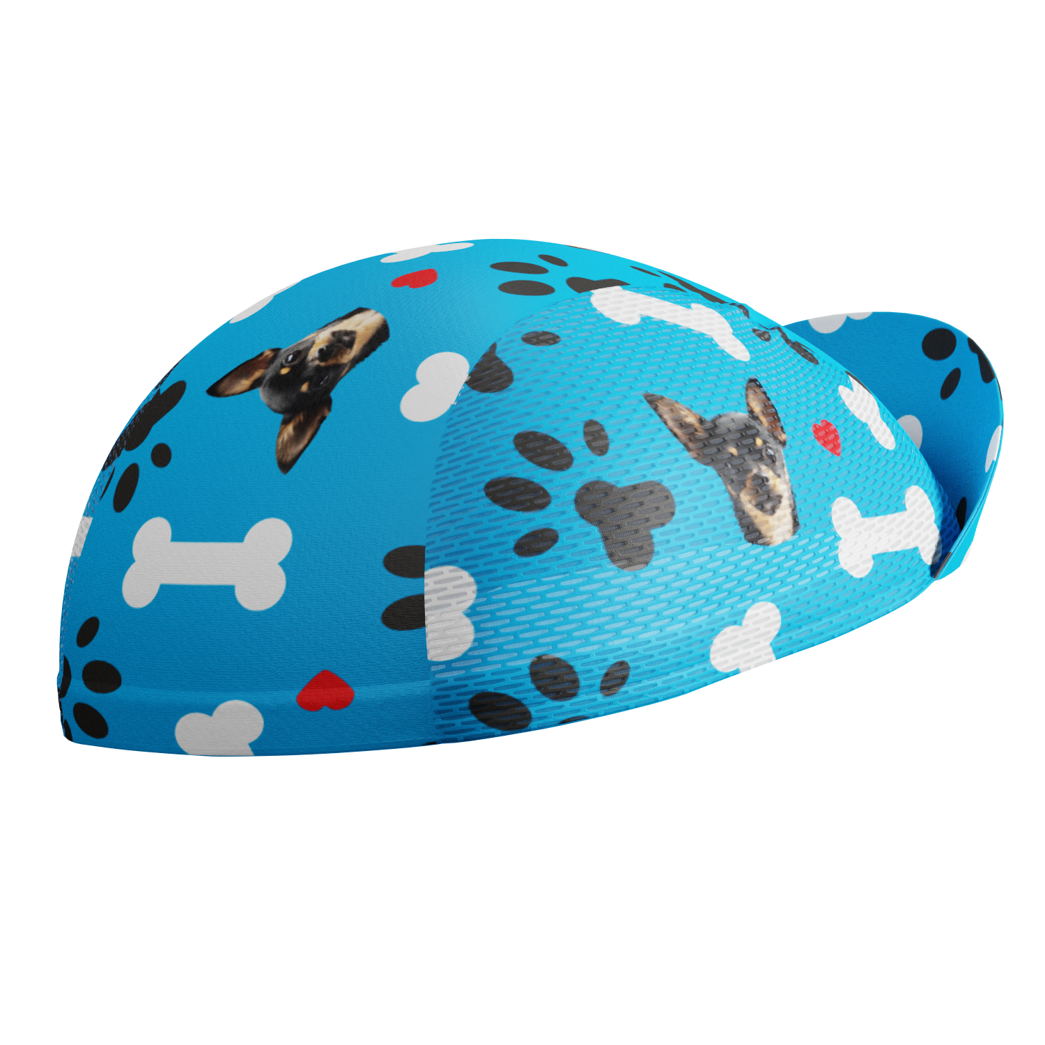 Unisex Quick-Dry Cycling Cap Custom Pet Bones Design
