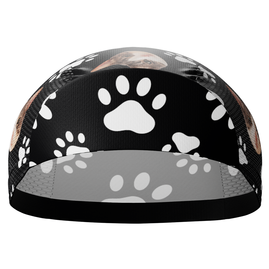 Unisex Custom Pet Paws Cycling Cap Quick-Dry Made-to-Order Comfort