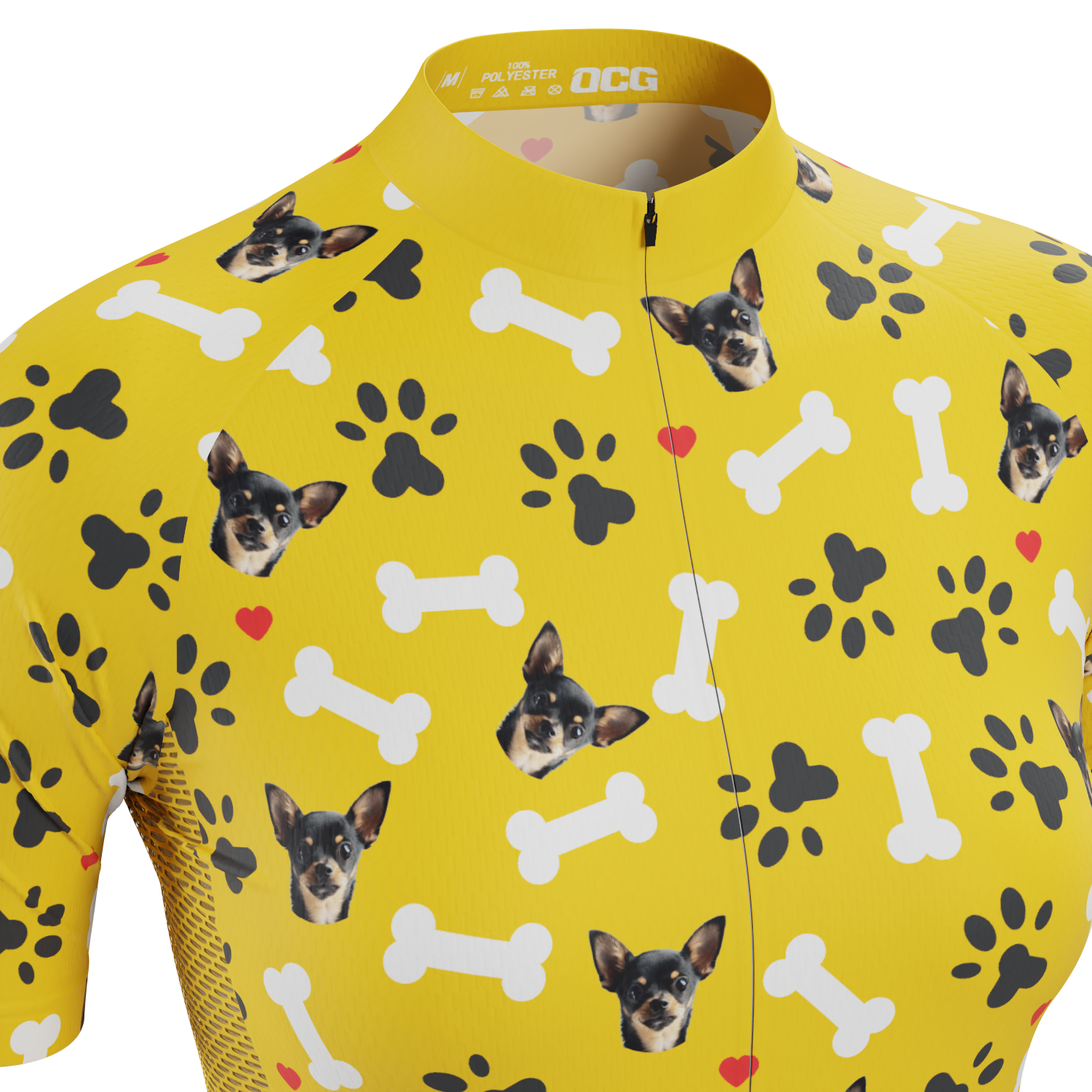 Women's Custom Pet Bones Cycling Kit Durable & Personalized