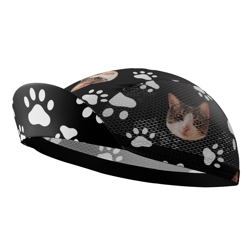 Unisex Custom Pet Paws Cycling Cap Quick-Dry Made-to-Order Comfort