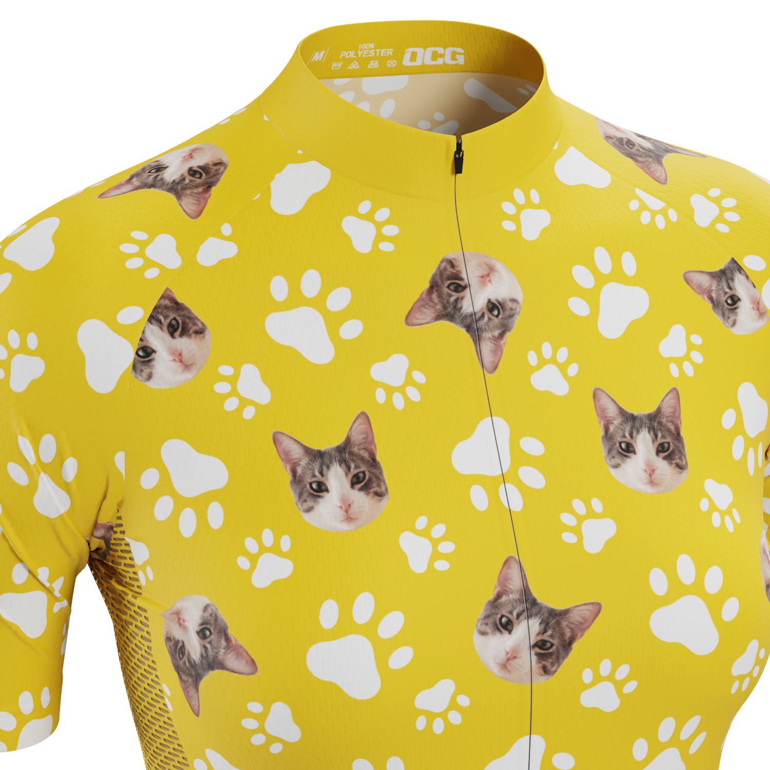 Women's Custom Pet Paws Cycling Kit Vibrant Performance Wear