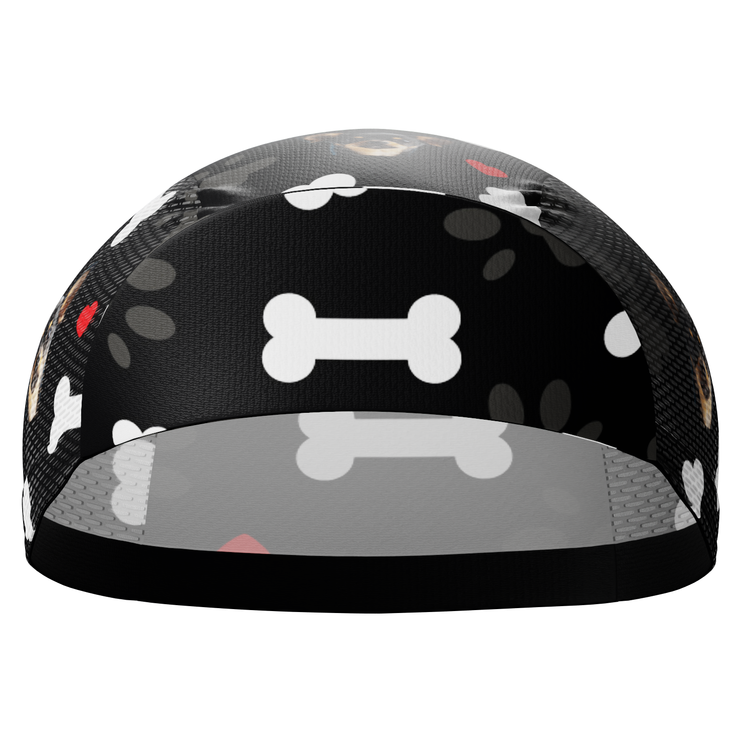 Unisex Quick-Dry Cycling Cap Custom Pet Bones Design