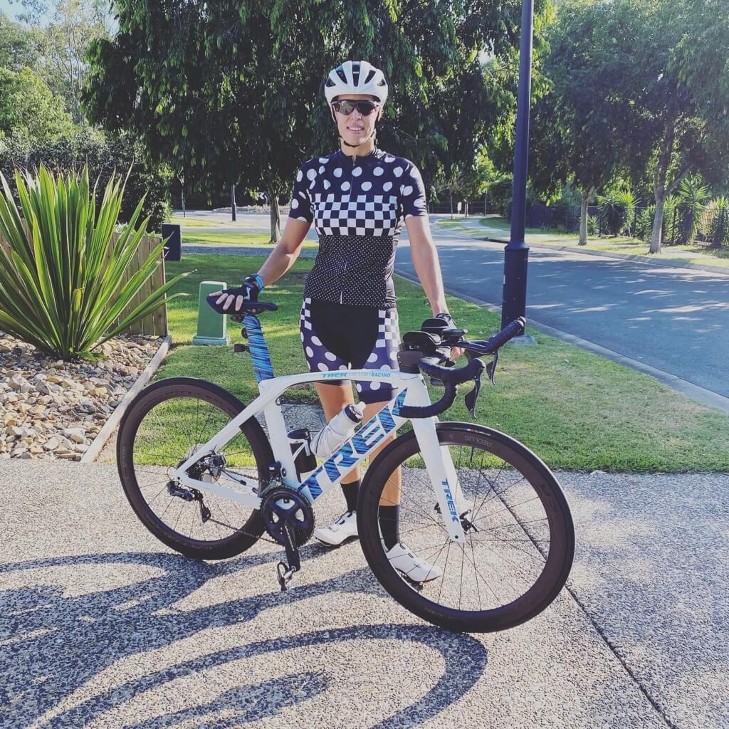 Women's The "Nina" Polka Dot Checkered 2 Piece Cycling Kit