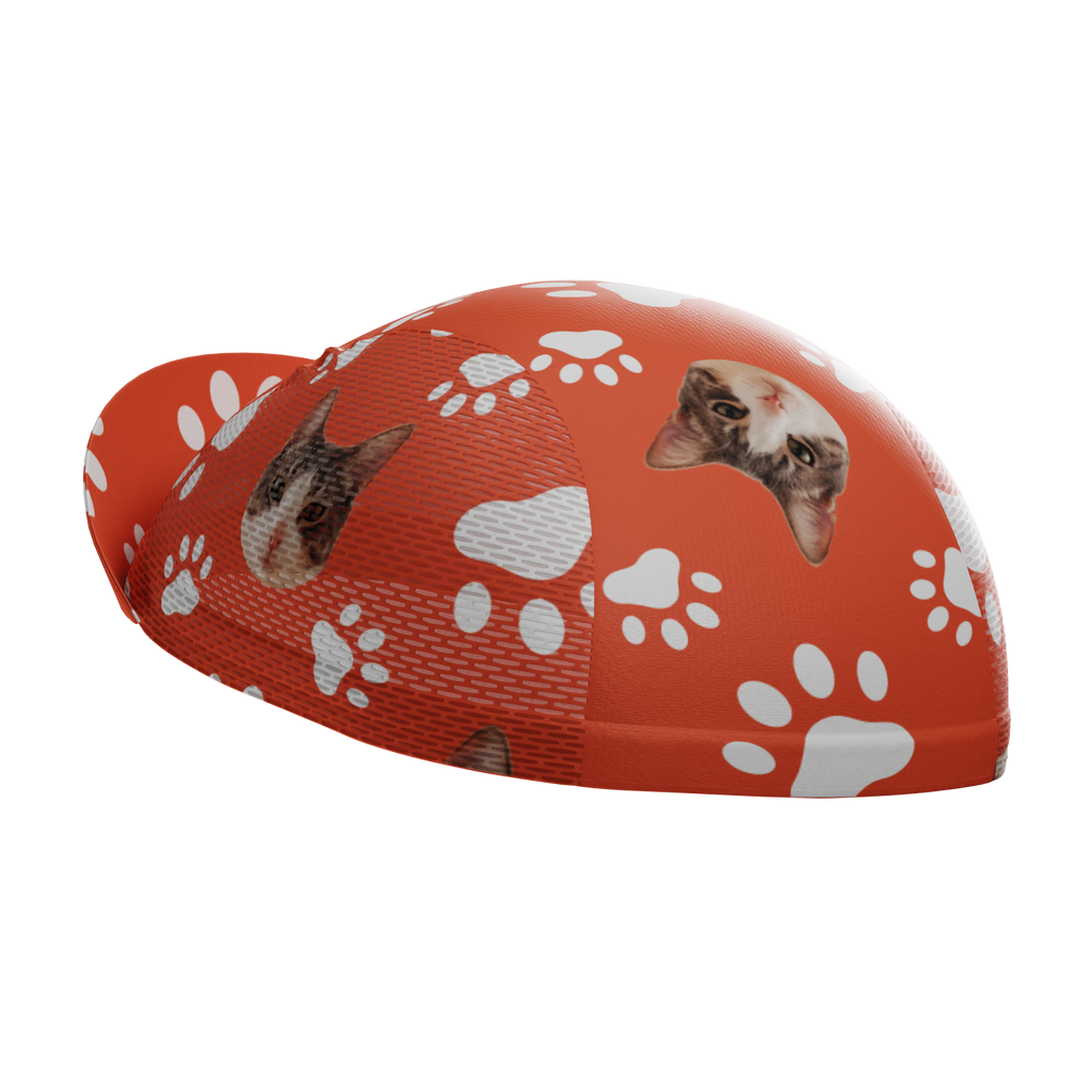 Unisex Custom Pet Paws Cycling Cap Quick-Dry Made-to-Order Comfort