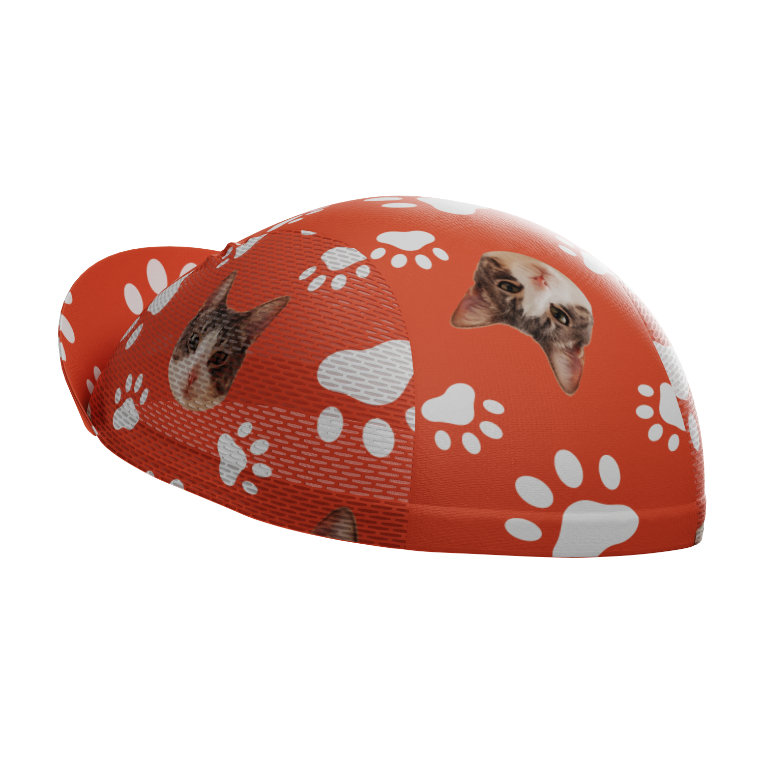 Unisex Custom Pet Paws Cycling Cap Quick-Dry Made-to-Order Comfort