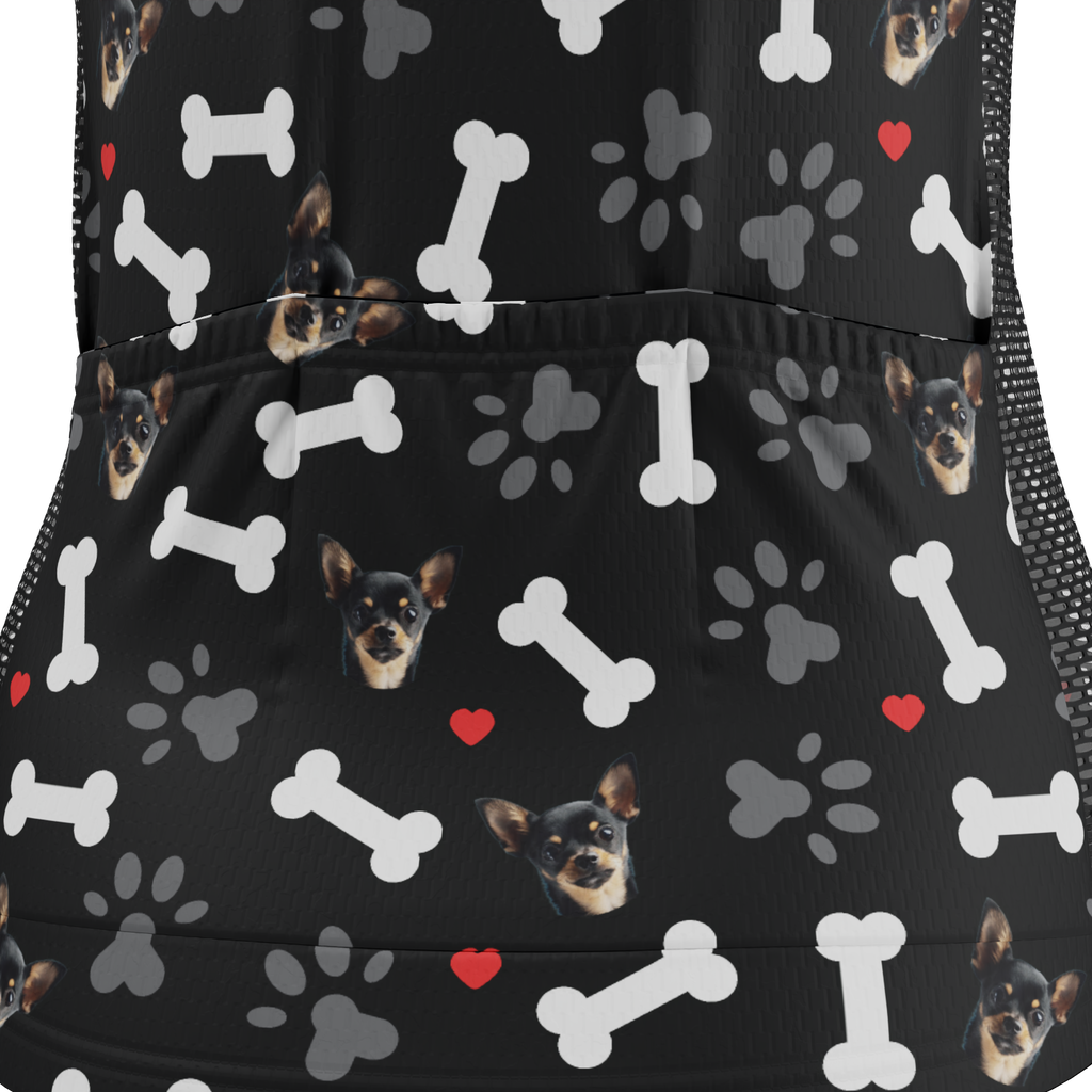 Women's Custom Pet Bones Cycling Kit Durable & Personalized