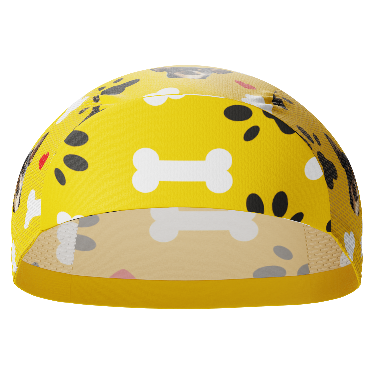 Unisex Quick-Dry Cycling Cap Custom Pet Bones Design