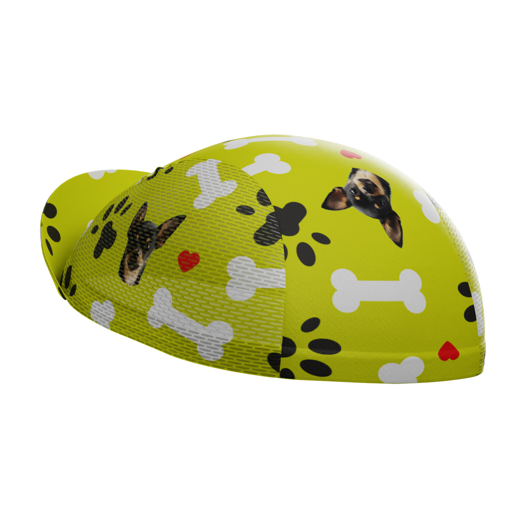 Unisex Quick-Dry Cycling Cap Custom Pet Bones Design