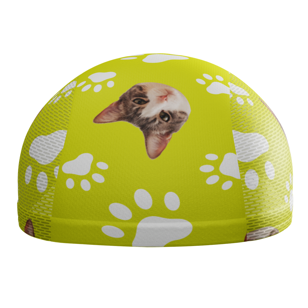 Unisex Custom Pet Paws Cycling Cap Quick-Dry Made-to-Order Comfort