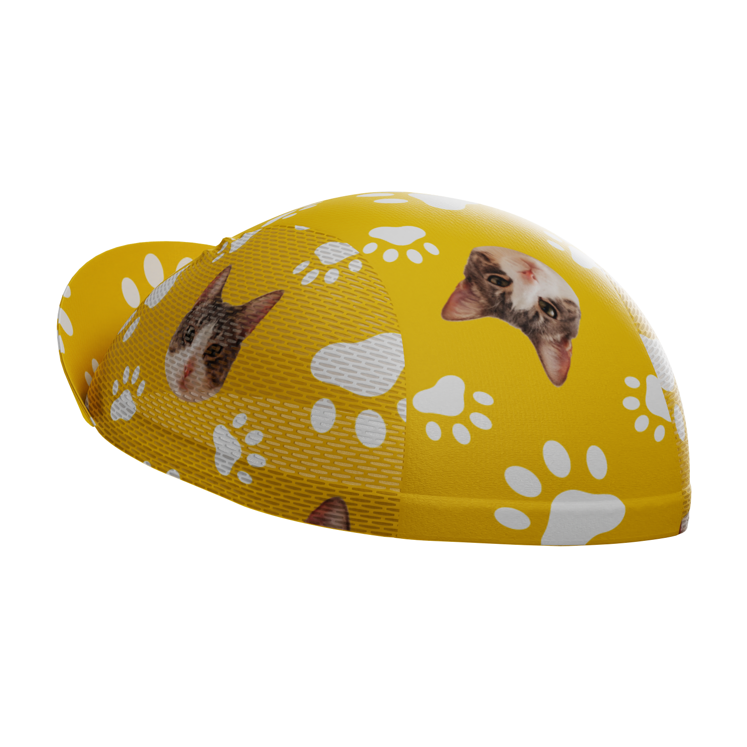 Unisex Custom Pet Paws Cycling Cap Quick-Dry Made-to-Order Comfort