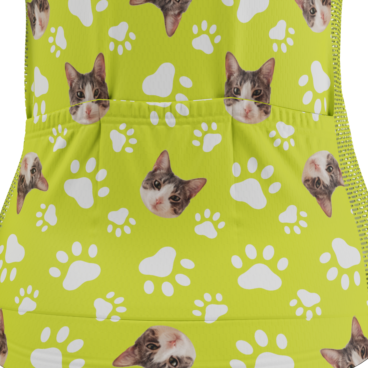 Women's Custom Pet Paws Cycling Kit Vibrant Performance Wear