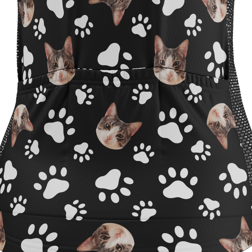 Women's Custom Pet Paws Cycling Kit Vibrant Performance Wear