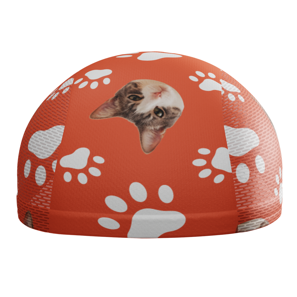 Unisex Custom Pet Paws Cycling Cap Quick-Dry Made-to-Order Comfort