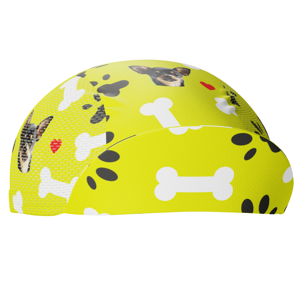 Unisex Quick-Dry Cycling Cap Custom Pet Bones Design