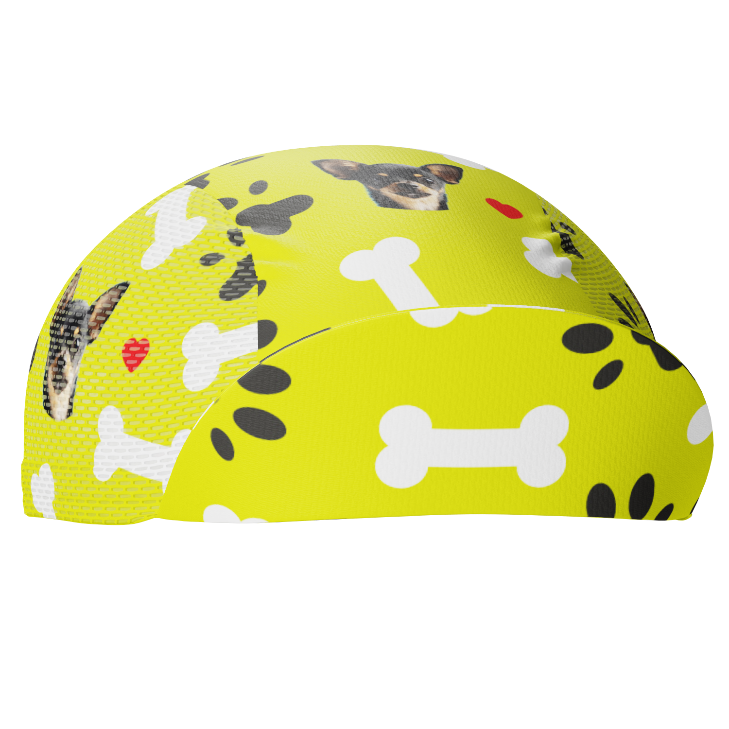 Unisex Quick-Dry Cycling Cap Custom Pet Bones Design