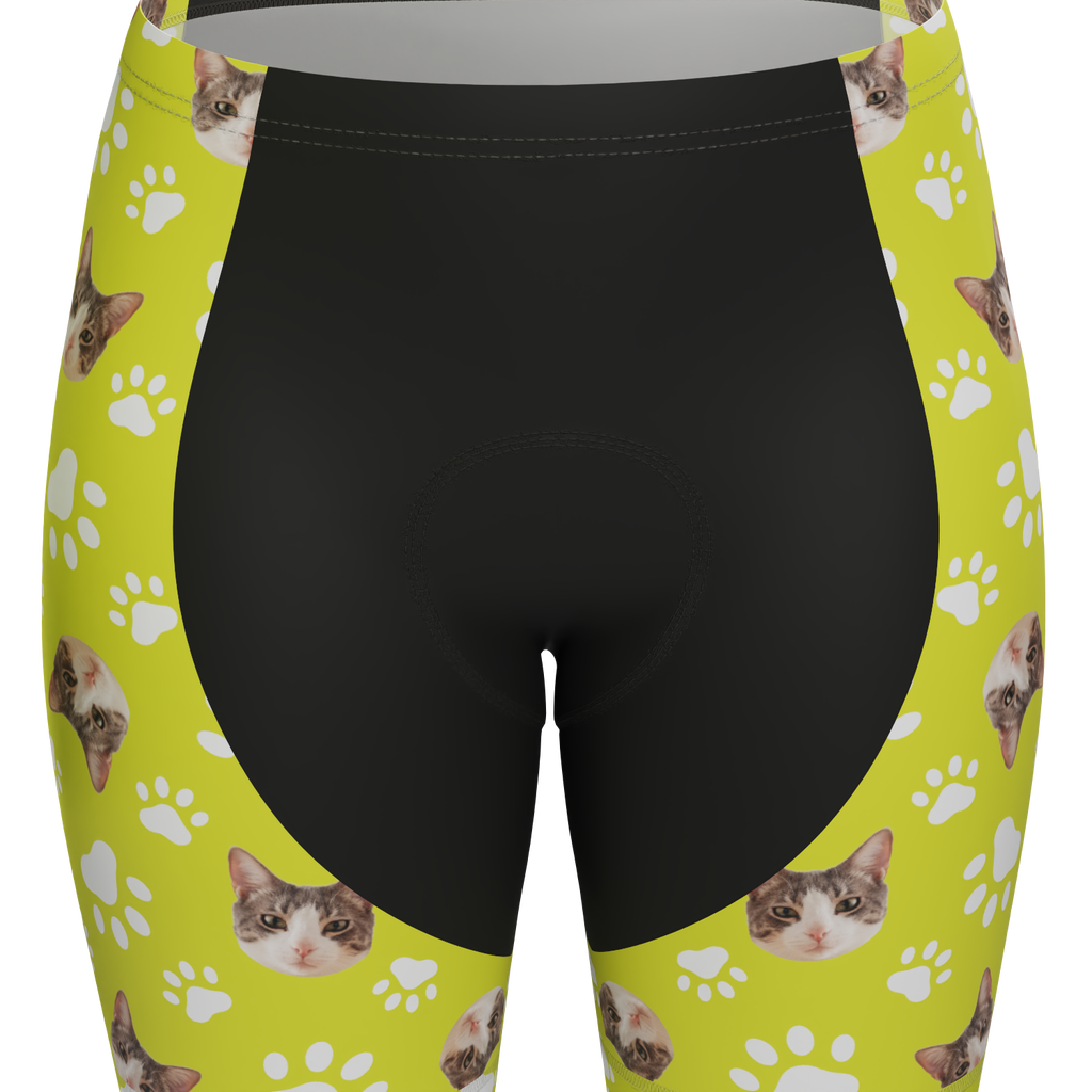 Women's Custom Pet Paws Cycling Kit Vibrant Performance Wear