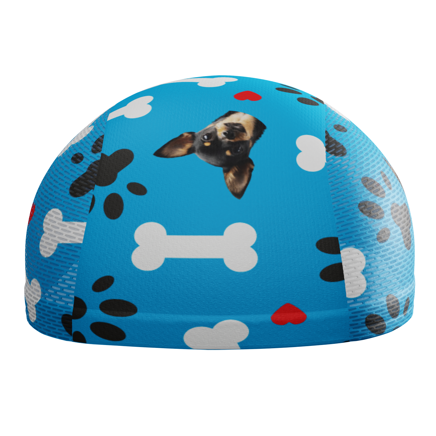 Unisex Quick-Dry Cycling Cap Custom Pet Bones Design
