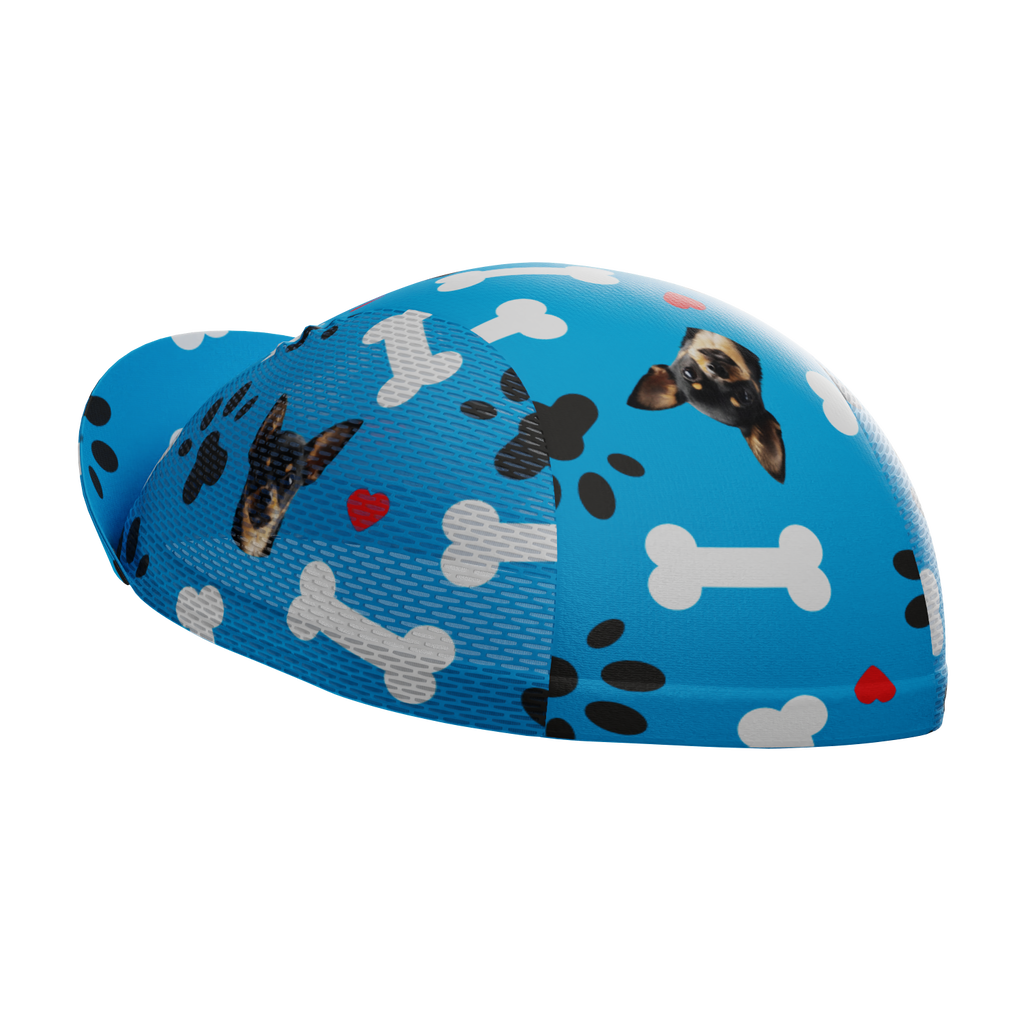 Unisex Quick-Dry Cycling Cap Custom Pet Bones Design