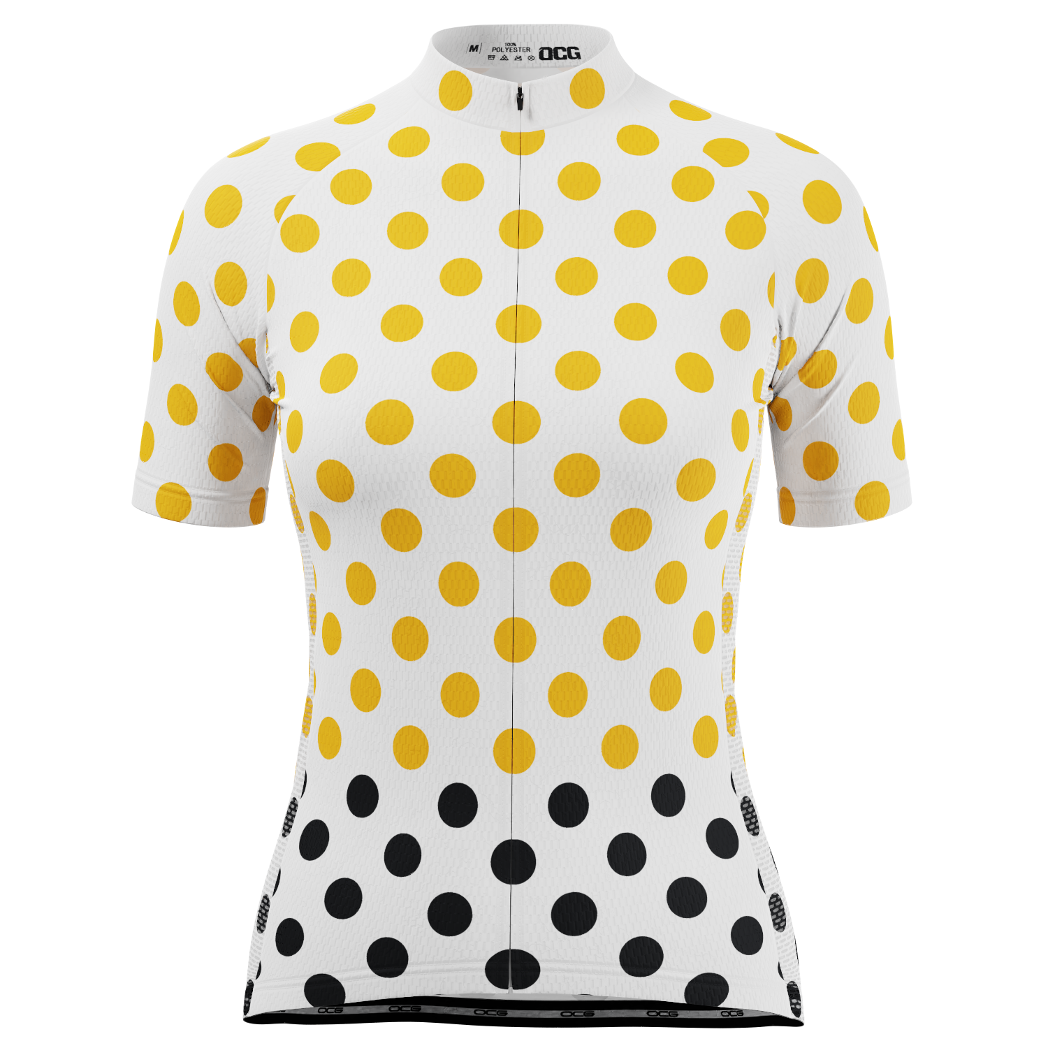 Women's Polka Dots Short Sleeve Cycling Jersey