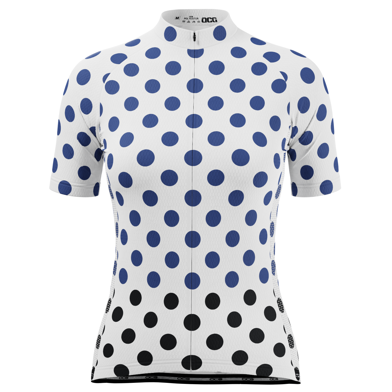 Women's Polka Dots Short Sleeve Cycling Jersey