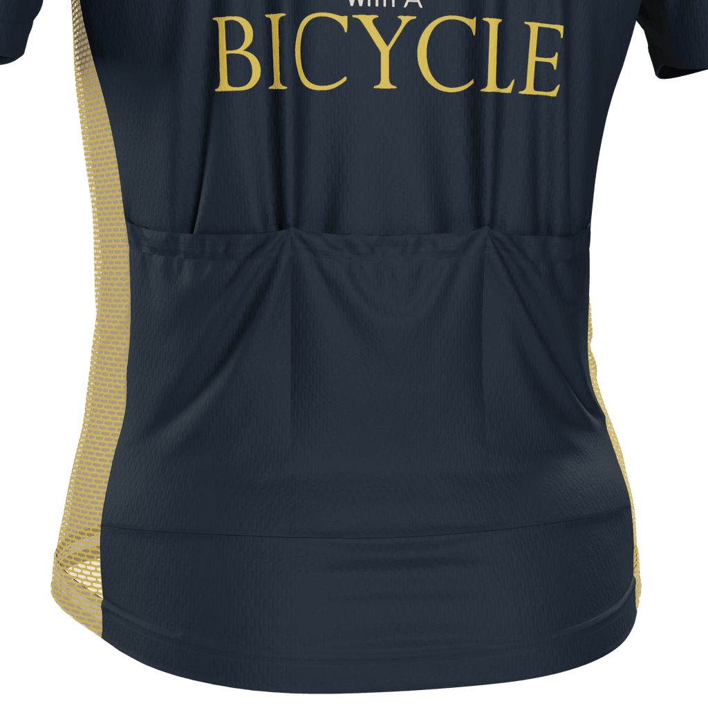 Men's Never Underestimate an Old Man Short Sleeve Cycling Jersey