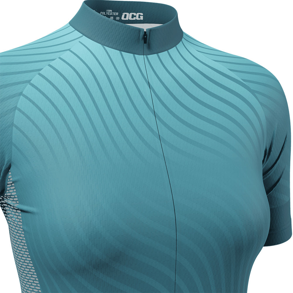 Women's Four Seasons Curvy Lines 2 Piece Cycling Kit