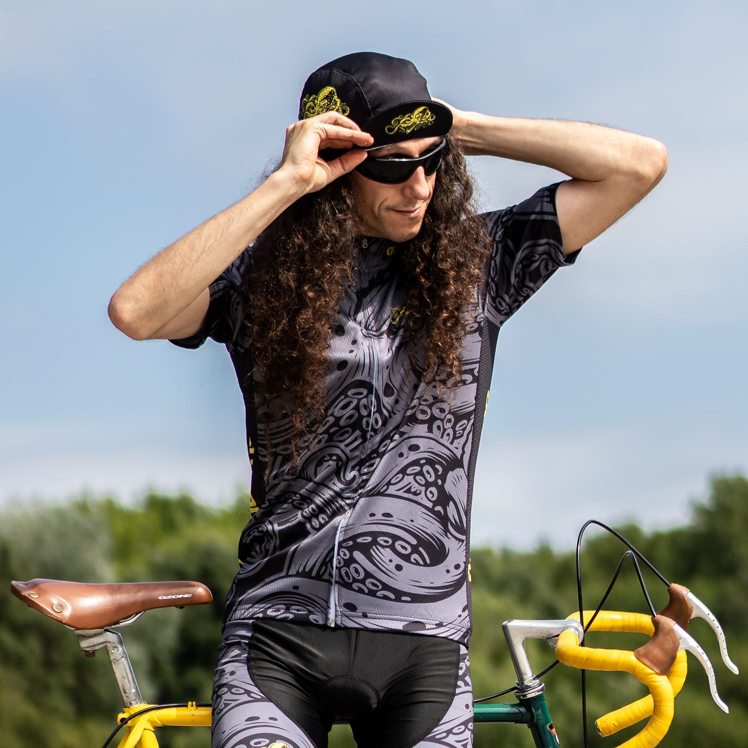 Men's The Ink Octopus Short Sleeve Cycling Jersey