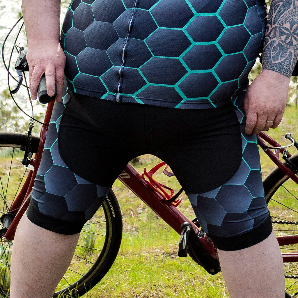 Men's Radioactive Gel Padded Cycling Bib