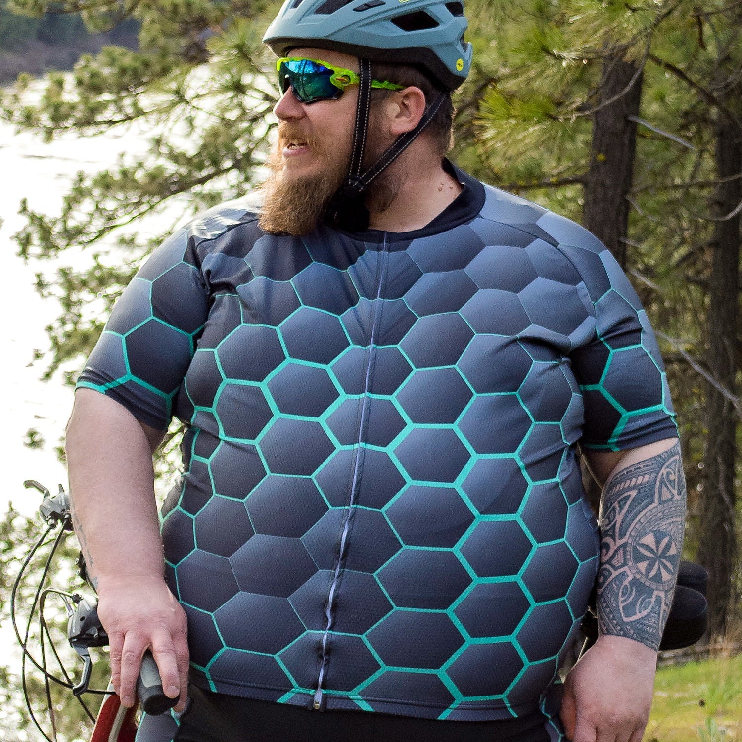 Men's Radioactive Short Sleeve Cycling Jersey