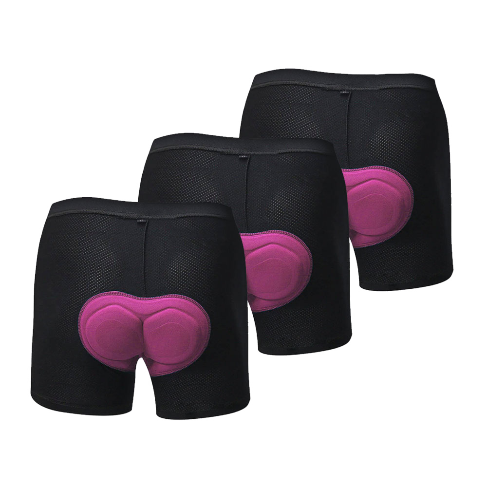 Women's OCG Soft Mesh Gel Padded Cycling Underwear-Shorts Bundle