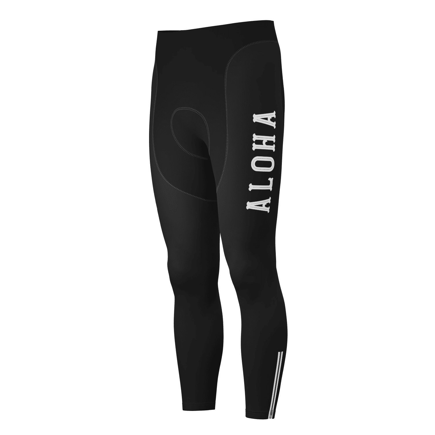 Men's Hawaiian Aloha Floral Gel Padded Cycling Bib-Tights