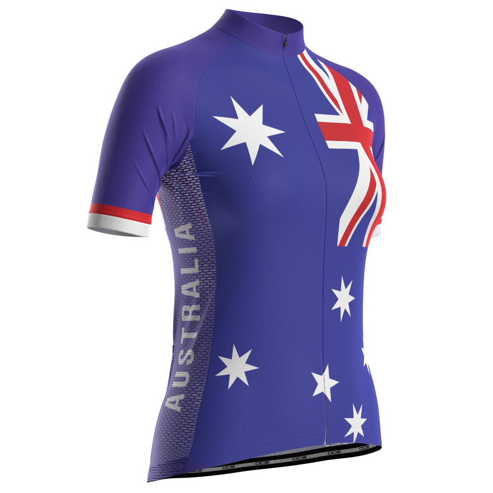 Women's Australia Southern Cross National Icon Short Sleeve Cycling Jersey