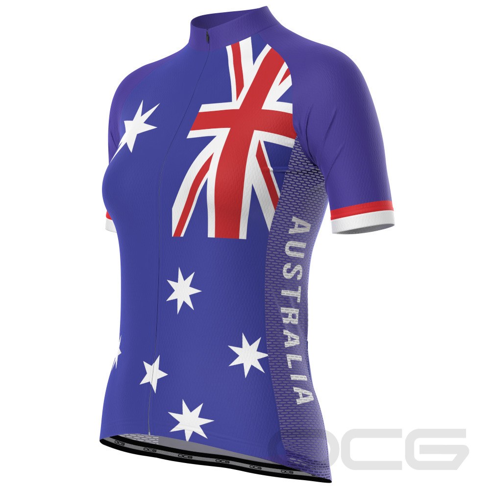 Women's Australia Southern Cross National Icon Short Sleeve Cycling Jersey