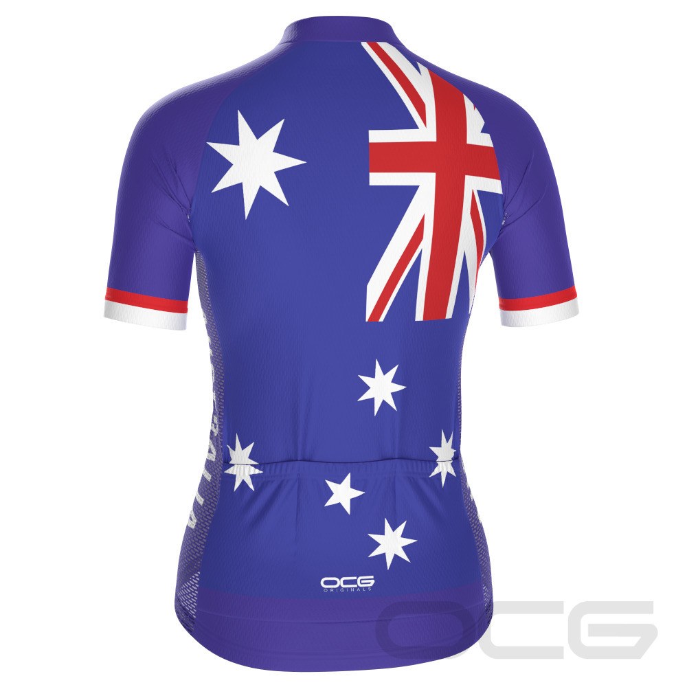 Women's Australia Southern Cross National Icon Short Sleeve Cycling Jersey