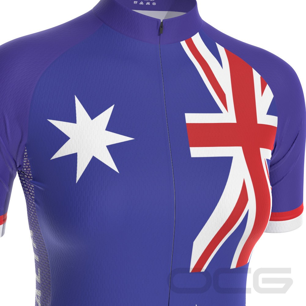 Women's Australia Southern Cross National Icon Short Sleeve Cycling Jersey